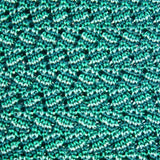 Bassin and Brown Silk Knitted Tie - Green Chevron Design