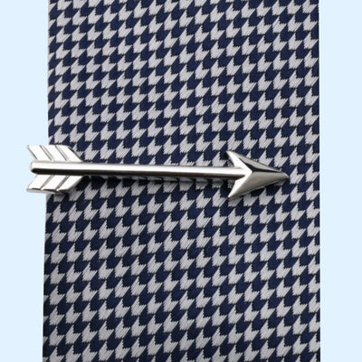 Bassin and Brown Silver Arrow Tie Bar