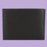Bassin and Brown Billfold 8 Card Slot Wallet - Black and Purple