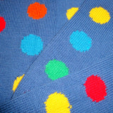 Bassin and Brown - Spotted Cotton Socks - Blue