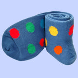 Bassin and Brown - Spotted Cotton Socks - Blue