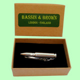 Bassin and Brown Silver Bullet Tie Bar