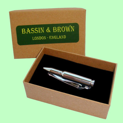 Bassin and Brown Silver Bullet Tie Bar