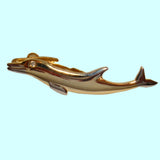 Bassin and Brown Dolphin - Gold/Silver Tie Bar