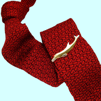 Bassin and Brown Dolphin - Gold/Silver Tie Bar