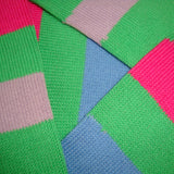 Bassin and Brown Green Multi Stripe Cotton Socks