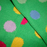 Bassin and Brown Green Spotted Cotton Socks