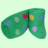 Bassin and Brown Green Spotted Cotton Socks
