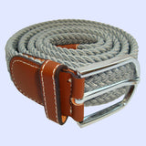 Bassin and Brown Plain Grey Woven Belt