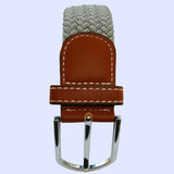 Bassin and Brown Plain Grey Woven Belt