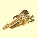 Bassin and Brown Tie Bar - Guitar Gold