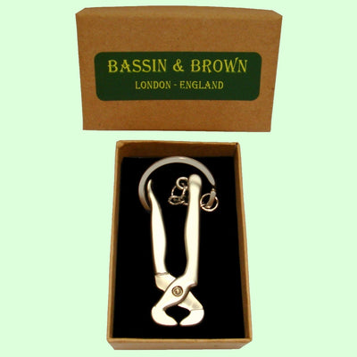 Bassin and Brown Silver Pincer Tool Keyring