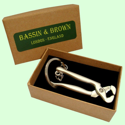 Bassin and Brown Silver Pincer Tool Keyring
