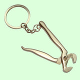Bassin and Brown Silver Pincer Tool Keyring