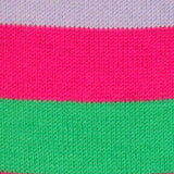 Bassin and Brown Pink Multi Stripe Cotton Socks