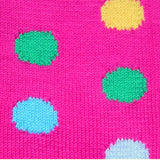 Bassin and Brown Pink Spot Cotton Socks
