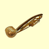 Bassin and Brown Gold Novelty Tie Bar