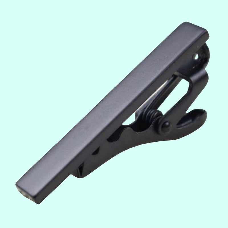 Bassin and Brown Plain Tie Bar - Black