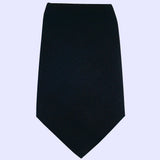 Bassin and Brown -  Woven Silk Tie - Plain Black