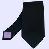 Bassin and Brown -  Woven Silk Tie - Plain Black