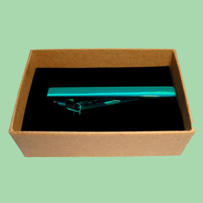 Bassin and Brown Plain Metallic Green - Tie Bar