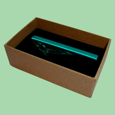 Bassin and Brown Plain Metallic Green - Tie Bar