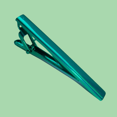 Bassin and Brown Plain Metallic Green - Tie Bar