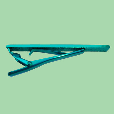 Bassin and Brown Plain Metallic Green - Tie Bar