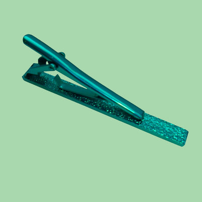 Bassin and Brown Plain Metallic Green - Tie Bar