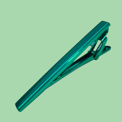 Bassin and Brown Plain Metallic Green - Tie Bar