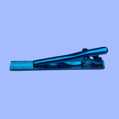 Bassin and Brown Plain Metallic Tie Bar - Royal Blue