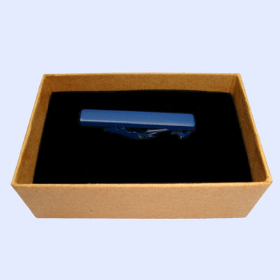 Bassin and Brown Tie Bar - Plain Navy