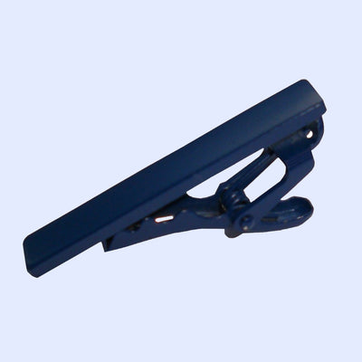 Bassin and Brown Tie Bar - Plain Navy