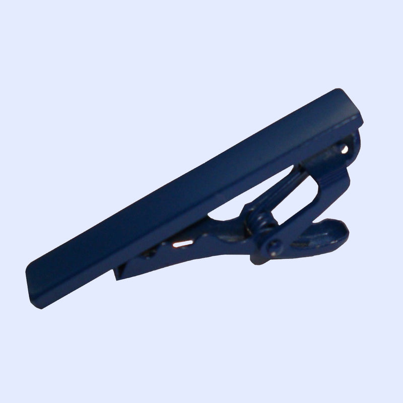 Bassin and Brown Tie Bar - Plain Navy