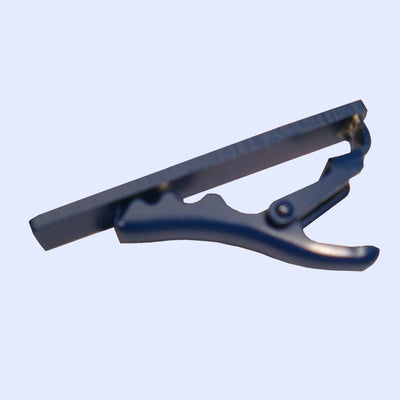 Bassin and Brown Tie Bar - Plain Navy