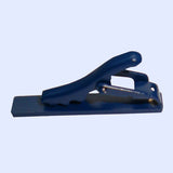 Bassin and Brown Tie Bar - Plain Navy