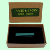 Bassin and Brown Plain Tie Bar - Green