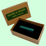 Bassin and Brown Plain Tie Bar - Green