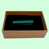 Bassin and Brown Plain Tie Bar - Green