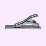 Bassin and Brown Silver Plain Tie Bar