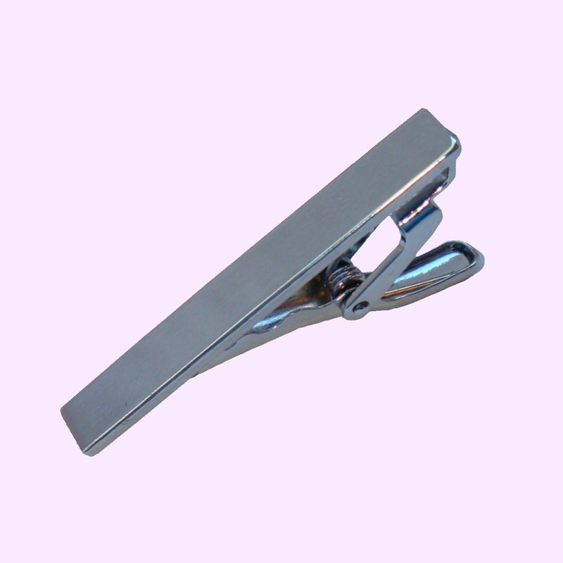 Bassin and Brown Silver Plain Tie Bar