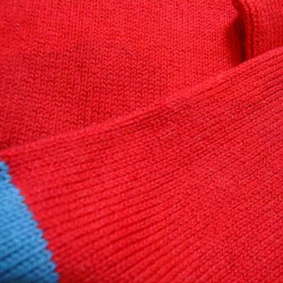 Bassin and Brown Red and Blue Heel & Toe Cotton Socks