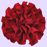 Bassin and Brown Flower Jacket Lapel Pin - Wine