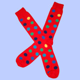 Bassin and Brown Red Spot Cotton Socks