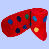 Bassin and Brown Red Spot Cotton Socks