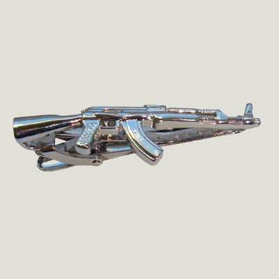 Bassin and Brown Silver Novelty Tie Bar