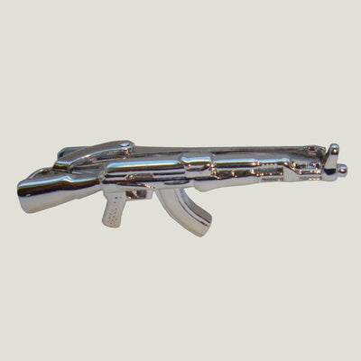 Bassin and Brown Silver Novelty Tie Bar