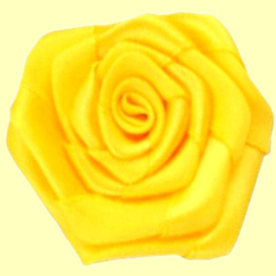 Bassin and Brown Yellow Rose 4cm Diameter Jacket Lapel Pin