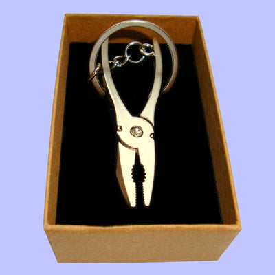 Bassin and Brown Silver Pliers Tool Keyring
