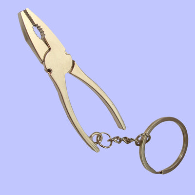 Bassin and Brown Silver Pliers Tool Keyring